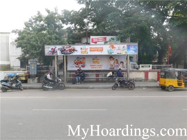 How to Book Hoardings in Chennai, Best Advertise company on Anna Nagar Tower Bus Stop 2 in Chennai